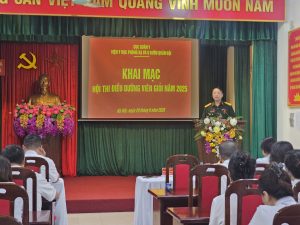 Khai mạc Hội thi điều dưỡng viên giỏi năm 2025 tại Viện Y học phóng xạ và U bướu Quân đội