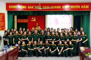VIỆN Y HỌC PHÓNG XẠ VÀ U BƯỚU QUÂN ĐỘI GẶP MẶT NỮ CÁN BỘ, NHÂN VIÊN NHÂN NGÀY PHỤ NỮ VIỆT NAM 20/10